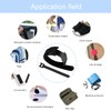 Nutabevr Pack of 60 145 mm Black Reusable Velcro Cable