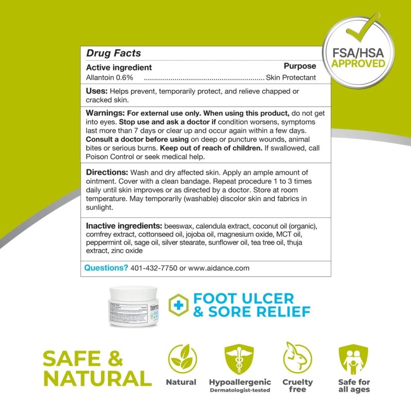 terrasil Foot Ulcer and Sore Relief