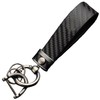 Amily, 5 Types, Carbon Style, Premium PU Leather Key Chain,