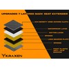 KRAXEN Back Seat Extender for Dogs - Waterproof Hard Bottom