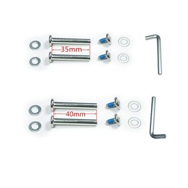 Byaning 2 Sets Luggage Suitcase Wheels Replacement,60/64/68/70/75/78mm Inline Outdoor Skate Replacement Wheels,Rubber Swivel Caster Wheels Repair Kits (OD:78 W:24 ID:6 Axles: 35 & 40)