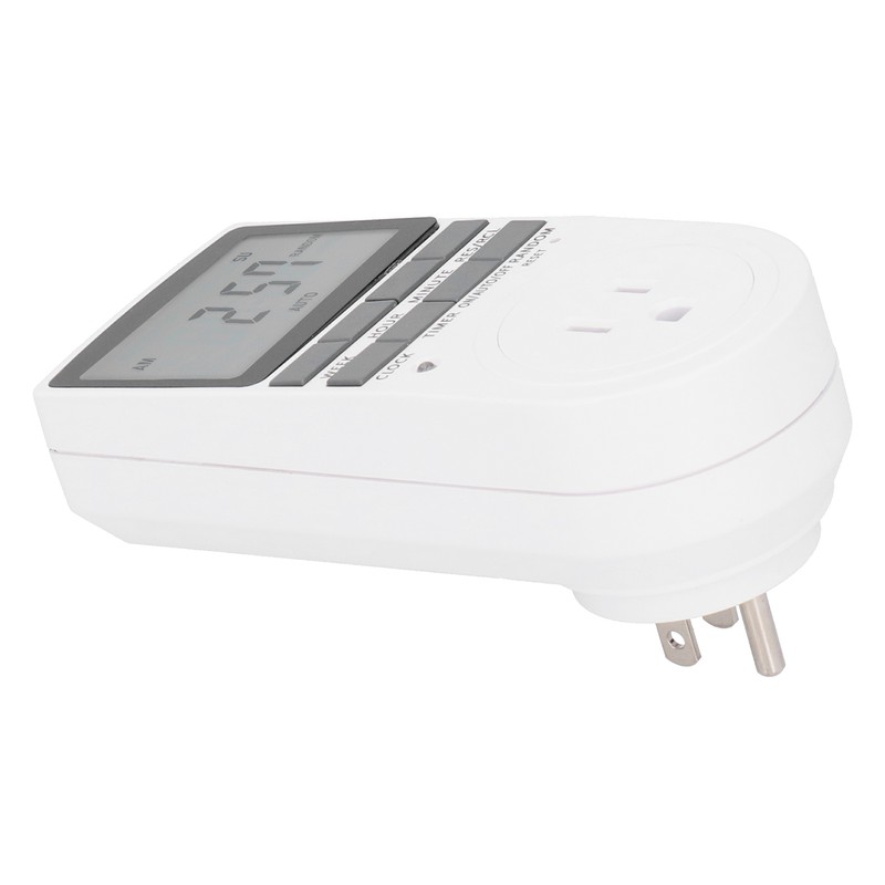 15A LCD Display Energy Saving Timer Socket Outlet Home Appliances