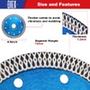 Supper Thin Diamond Tile Blade Porcelain Saw Blade for Cutting