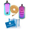 See Wallet Card Medical Alert ID Dog Tag Pendant in