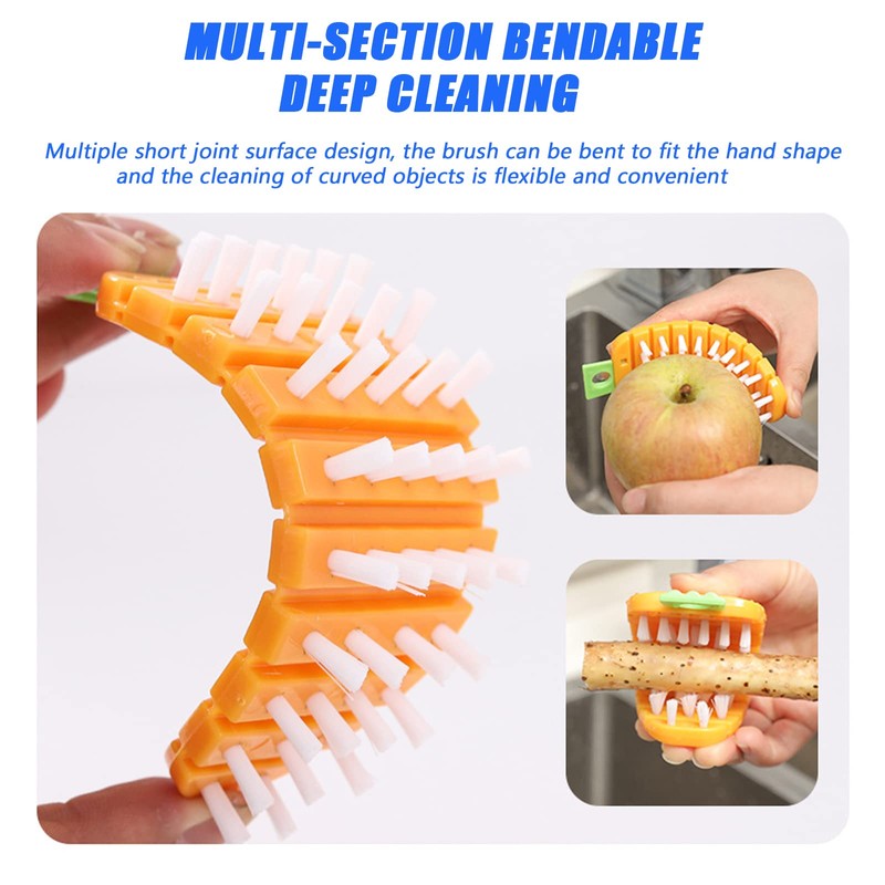 Vegetable Brush Set, Potato Scrubber Brush, Vegetable Brush Scrubber for