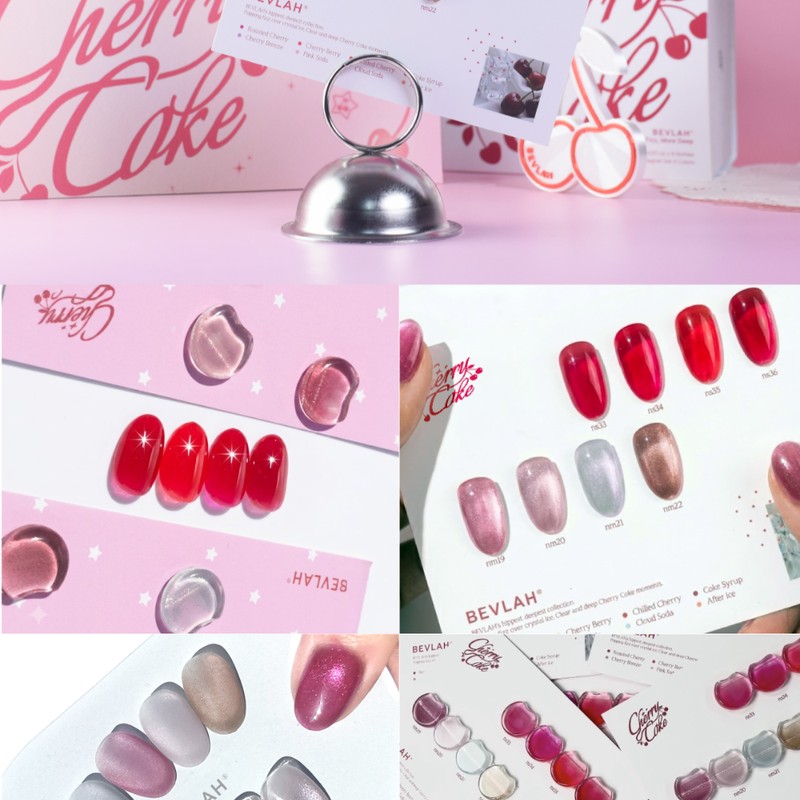 bibla Vibla Cherry Coke Syrup Magnetic Gel 8-piece set /