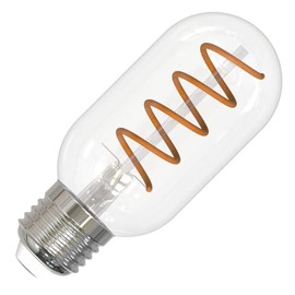 Bulbrite 776518 - LED4T14/21K/FIL-NOS/CURV/SPIRAL Victorian Style Antique Filament LED Light Bulb