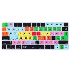 XSKN Avid Media Composer Shortcut Silicone Magic Keyboard Cover Skin for Apple Released Since 2015 Magic Keyboard Model Number A1644 MLA22LL/A and MLA22B/A US&EU Version