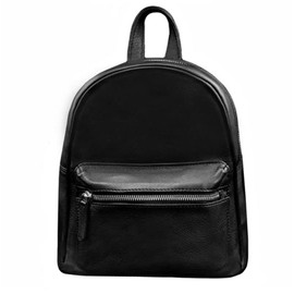 NGF Genuine Leather Backpack Bag for Men's & Women Multi-functional Purse Elegant Daypack Soft Leather Travel Shoulder Fashion Bag Office, Shopping, Trip - Black