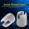Oumefar 20pcs Self Tapping Thread Insert M4 x 8mm Self
