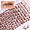 Brown Lash Clusters Natural Lash Extensions Wispy Eyelash Clusters 154