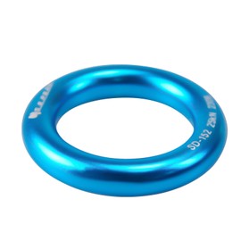 S.E.PEAK 25kN Aluminum Rappel Ring, Perfect Tension O-Ring, Connection Ring for Rock Climbing, Arborist, Hammock, Rescue, Slackline, Blue, Pack of 1