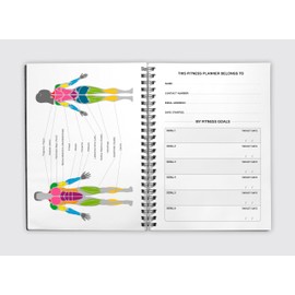 Ultimate Fitness Workout Gym Log Book, 100 Page - A5 Exercise, Fitness and Training Planner & Gym Journal - Track Progress & Set Goals (Pink)