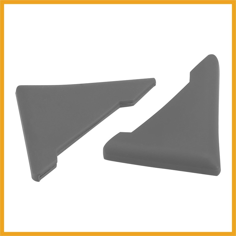 Partuto 2pcs PVC Universal Car Door Corner Edge Guards Bumper