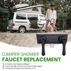 RV Shower Faucet, 4" RV Camper Shower Faucet Valve Diverter