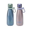 Smash Stainless Steel Single Wall 400ml Water Bottle with Carabiner,