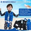 Zeraty Kids Swim Vest - Toddler Float Jacket with Removeable