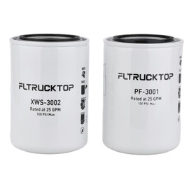 FLTRUCKTOP XWS-3002 PF-3001 Water Separator Fuel Filter kit Compatible with FASS Titanium Series Replace XWS-3002 PF-3001 XWS3002 PF3001