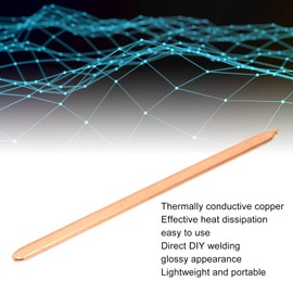 Flat Heat Pipe Pipe for Computer Laptop CPU Heatsink Width 8mm Thickness 3mm Length 170mm