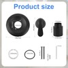 Replacement for Delta Classic 13 Series Single-Function Trim Kit, Black