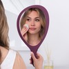 Zadro Large Hand Mirror with Handle Salon Mirrors for Hair