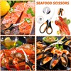 Seafood Crab Crackers and Tools, 21 Pcs Crab Leg Crackers,