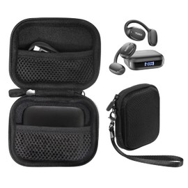 CaseSack Case for TOZO OpenEgo True Wireless Open Ear Headphone (Black)