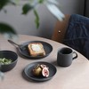 KINTO FOG Plate, 7.9 inches (200 mm), Dark Gray, Microwave