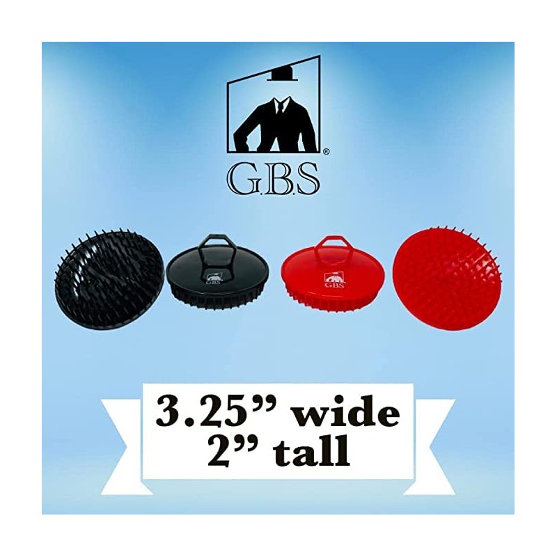 G.B.S Scalp Exfoliator 4 Pack - Shampoo Brush, Scalp Scrubber