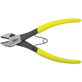 Clauss 7'' Wire Cutters, Durable Side Wire Cutter with Spring Action, Round Points, Durable Side Wire Cutter with Spring Action Design, Ultra Sharp cutter for Aluminum, Copper Cable (20013)
