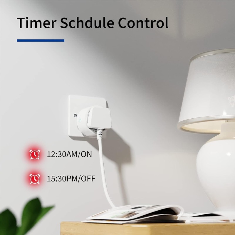 UseeLink Smart Plug,WiFi Outlet Works with Alexa,Google,Home,IFTTT,SmartThings,Wireless Smart Socket, Smart