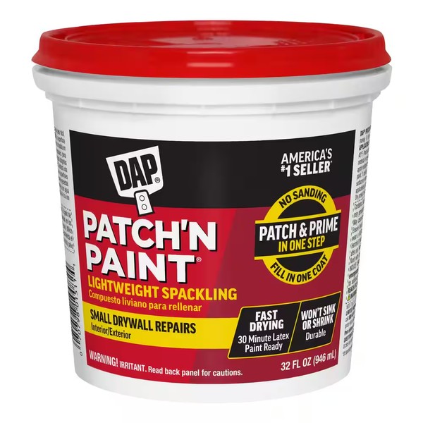 Patch-N-Paint 32 Oz. Premium-Grade Lightweight Spackling