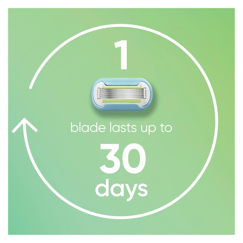 Gillette Venus Extra Smooth Pink Women's Razor Handle + 3
