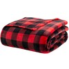 BEDELITE Fleece Throw Blanket for Couch Sofa Bed, Buffalo Plaid
