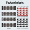 KERWINN Dual Row 8 Position Screw Terminal Block, 25A Covered