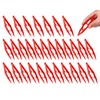 PATIKIL 30 Pcs Plastic Tweezers for Craft, 4" Small Plastic