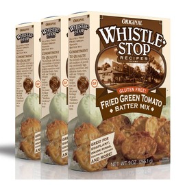 Original WhistleStop Cafe Recipes | Gluten-Free Fried Green Tomato Batter Mix | 9-oz | Case of 3