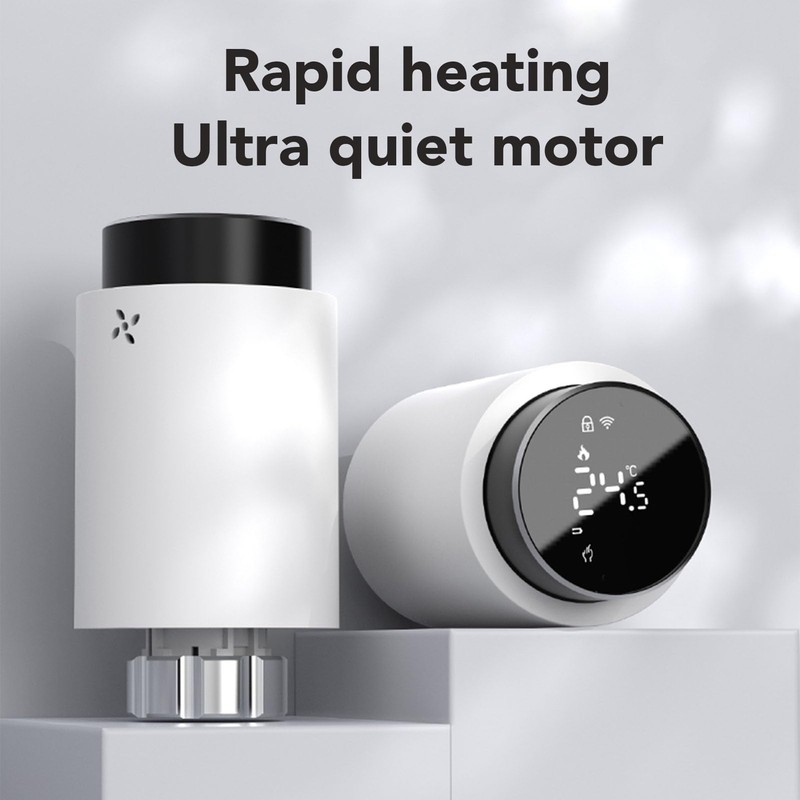Smart Thermostatic Radiator Valve, APP Control TRV Valve with Rapid