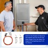 2 Pcs 62-24164-01 Furnace Burner Ignitors, Flame Sensor Ignitors Kit-