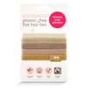 Kooshoo Cotton Organic Hair Ties, Black