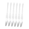 KICHOUSE 6 Pack Crab Forks Seafood Tools Stainless Steel Forks