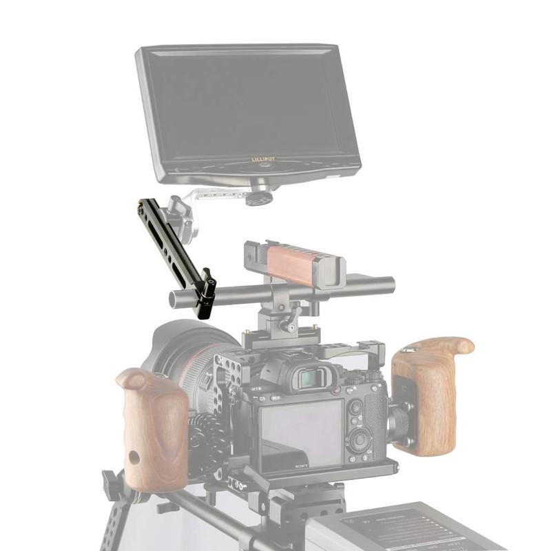 NICEYRIG 15mm Rod Clamp with Safety NATO Rail, Single Rod