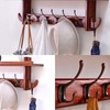 Beilala 10 Pack Double Coat Hooks for Wall Door with