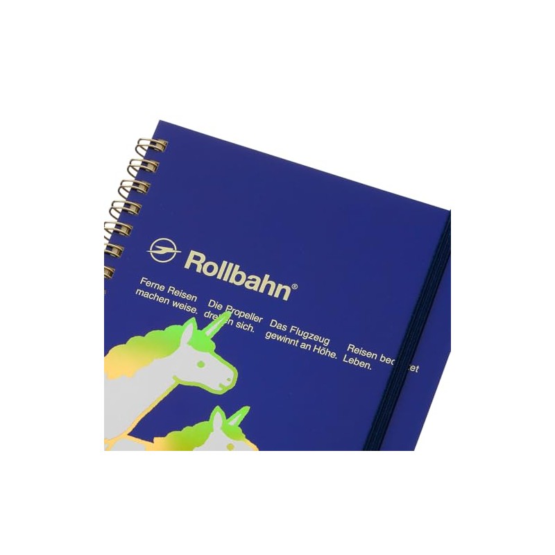 DELFONICS (デルフォニックス) Rollbahn Pocket Memo Unicorn, Large (Dark Blue)