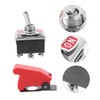 Mikinona 2pcs Heavy Duty Rocker Toggle Switch with Safety Cover