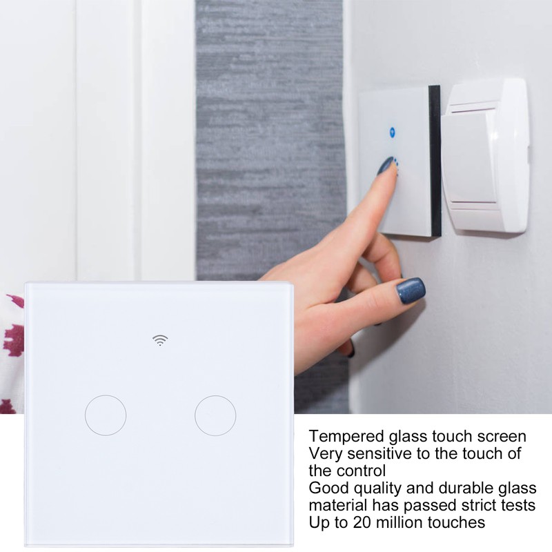 WiFi Smart Wall Switch for TUYA APP Control 2 Way