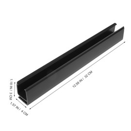 Alipis 2 Pcs Golf Cart Windshield Clips Lightweight Windshield Trim Strip for Golf Carts Compact Edge Guard Accessories for Easy Installation and Minimal Space Usage