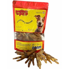 Snack 100% Natural para Perros, 15 Piezas, Crujientes, Deliciosas y Nutritivas Patas Deshidratadas