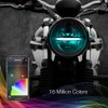 CHROME 5.75" RGB LED Harley Headlight XKchrome Bluetooth App Controlled