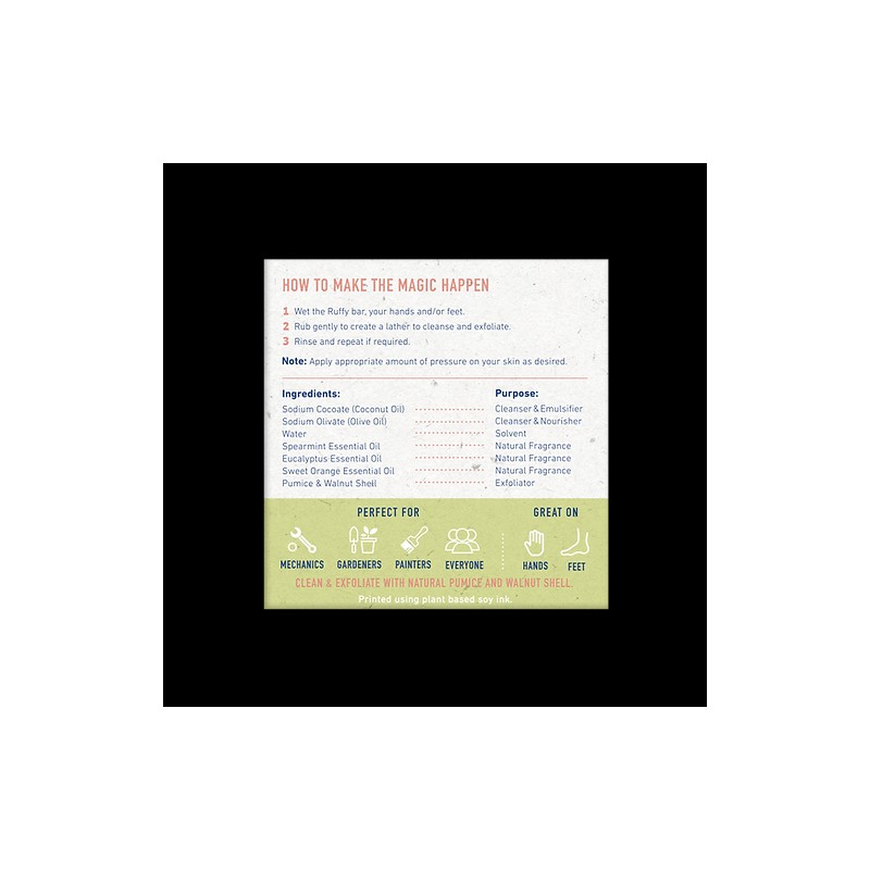 Downunder Wash Co. Ruffy - Cleanse & Exfoliant Hands &